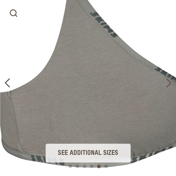 COPY - NWT Skims Cotton Logo Mini Triangle Bralette - Picture 2 of 13